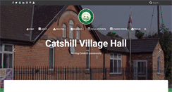 Desktop Screenshot of catshillvillagehall.co.uk