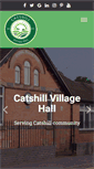Mobile Screenshot of catshillvillagehall.co.uk